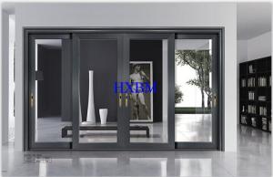 China Easy Maintenance Aluminium Folding Sliding Doors , Eco Friendly Aluminium Entrance Doors factory