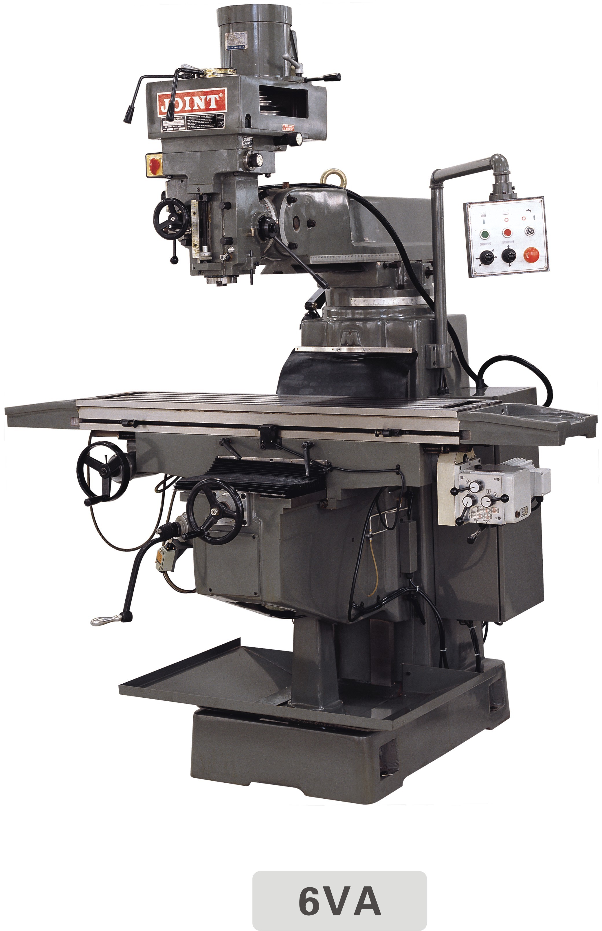 China 3600rpm Turret Head Milling Machine 5HP Boring With Drawbar factory