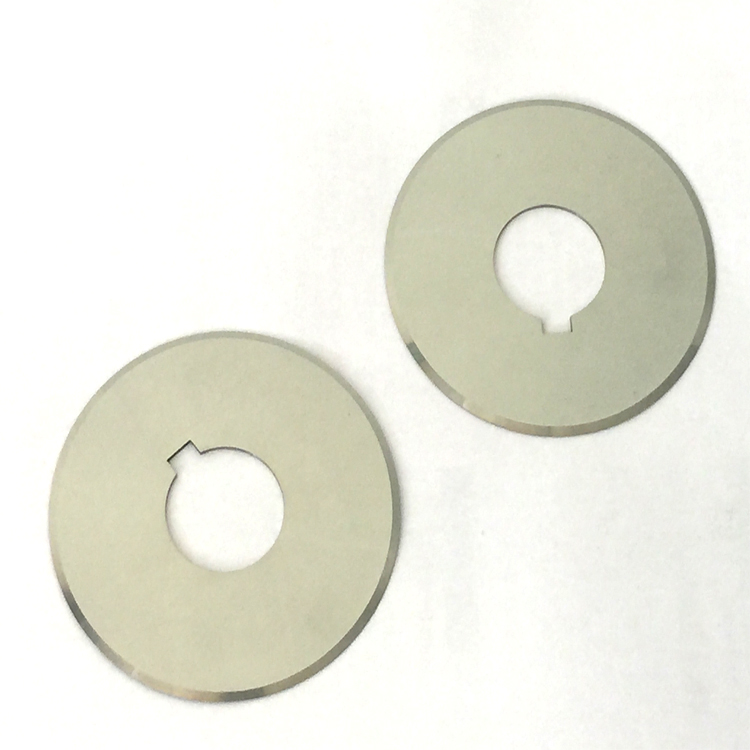 Tungsten carbide industrial circular cutter  Small outside diameter round knife High endurance material