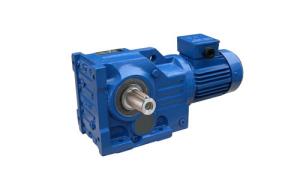 China Blue Silver Black helical bevel reducer 0-3000rpm Output Speed ≤60dB Noise Level factory
