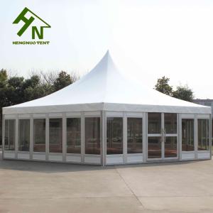 China 10m Diameter Luxury Multi Sided Tent VIP Lounge Aluminum Structure factory