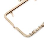 Alalamu Clutch Frame Hardware Square Purse Frame 8.26×2.75in
