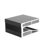 Aluminum U Shape Glass Channel for Balcony Fits 10-13mm Glass and After-sale