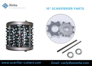 China 8 Tips TCT Carbide Flail Shaft Drum For VA25S Concrete Scarifier factory
