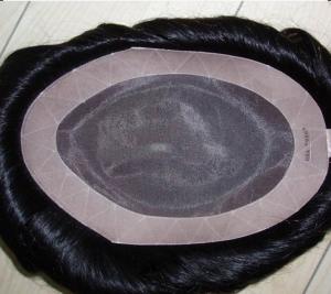 China 100% Indian Remy Hair Fine Mono With nPU around 1B, #2 In stock factory