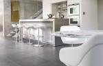 Contemporary Counter Height Stools White , Plastic Turtle Bar Stool Metal Legs