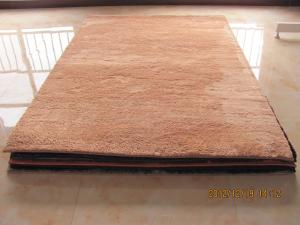 China Plain Polyester Shaggy Carpet And Rug factory