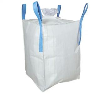 China PP FIBC Jumbo Bags Big Bulk Super Sack 1 Ton 2 Ton 1000kg With Flat Bottom factory