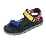 Multi Color Flat Anti Skid Mens Designer Leather Sandals