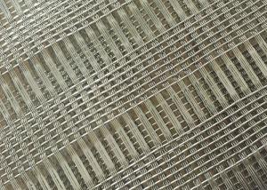 China 120m Woven Glass Laminated Wire Mesh Interior Design Building Facades factory