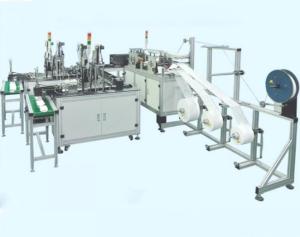 China High Speed Medical Mask Making Machine , Disposable Mask Making Machine factory