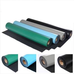 Rubber Bench ESD Table Mat Floor Mat Roll For Industrial Clean Room