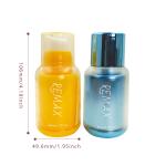 30ml 50ml Rainbow Color Vacuum PET Plastic Material Double-Layer Lotion Bottle