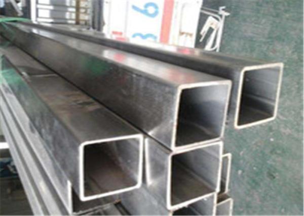 Polished Finish Stainless Steel Square Pipe , 321 Stainless Steel Tubing Hollow
