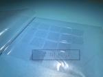 Square Sapphire Wafer / Sapphire Crystal Glass 10x10mm 5x5mm For Optical Lens