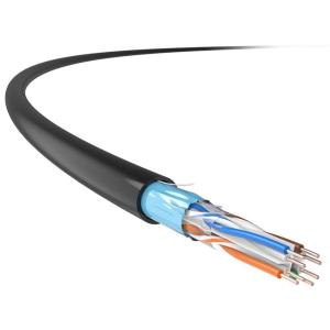 China Bare Copper PE Sheath FTP Cat6 Cable Outdoor Application 23AWG factory