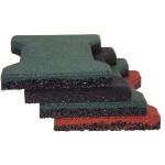 High-Quality Dog-Bone Shaped Rubber Tile Green Rubber Paver For Horse Stall And