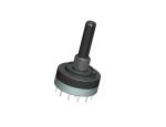 Insulated Shaft Rotary Switch 26mm Multi Way Switch For Multimedia Audio