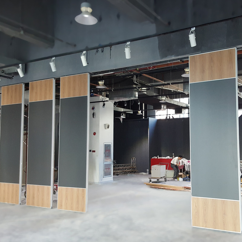 Retractable Temporary Operable Sound Proof Sliding Partition Walls Panel Width 500 mm