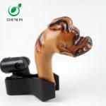 OEM ODM Carving Wooden Umbrella Handle Various Color Windproof
