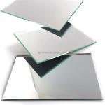 Custom Logo Rectangle Shape Double-Coated Clear Silver Glass Mirror for Bathroom