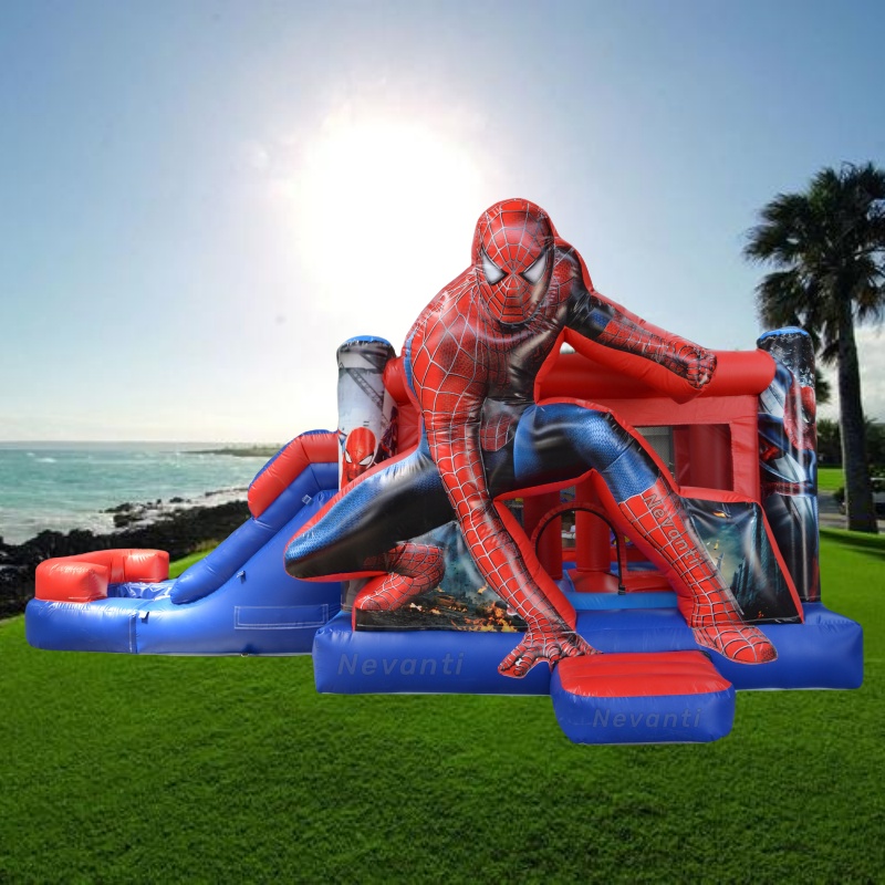 kids inflatable bouncy castle for outdoor play Blower repair kits included
