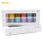 0.8mm Diameter 100% Polyester Leather Sewing Waxed Thread Set of 12 for DIY