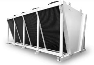 China Louvered 9.52mm Tube Air Condenser Cooler for Chemical factory