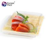 Newest design 10 inch square shape takeaway disposable patisserie sushi