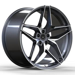 China Custom Forged 1-PC Aluminum Alloy Rims 5x110 21 Inches For ALFA Gloss Gun Metal factory