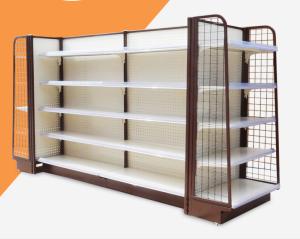 China Anti Rust Convenience Store Shelving Units / Supermarket Display Racks factory