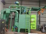 1200×1600mm Hanger Type Shot Blasting Machine Wheel Rims Cleaing