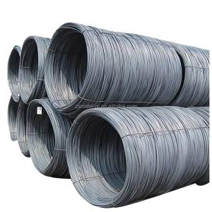 China SAE1006 SAE1008 SAE1010 carbon Gi Wire hot dip/electro galvanized iron wire 8mm 6mm 10mm 2tons per coil with Zinc Coating factory