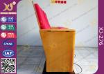 Wooden Armrest Church Hall / Concert Hall Seating With USB Hub On The Leg
