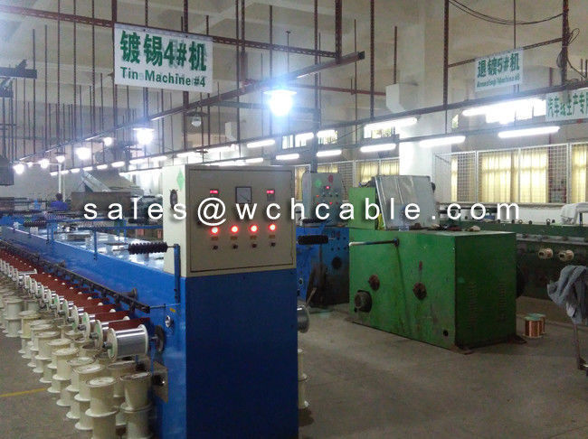 UL21311 LSZH Flat Ribbon Cable Top Coated Copper Conductors 80C 300V