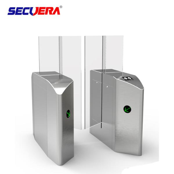 China optical smart pedestrian entrance Sliding barrier electronic turnstile barrier gate factory
