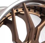 factory direct custom 22 to 24 inch aluminum gold bronze brushed car forged