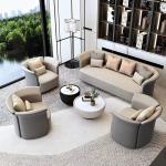 Club Guest Office Waiting Sofa Luxury Hotel Lobby Round Sofa