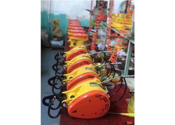 Colorful Smart Electric Wire Rope Cable Hoist 110v With Light Weight And Super