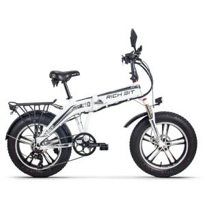 China Rich Bit Top 016 20 Inch Fat Tire Ebike 20in Electric Bike 4.0 Chaoyang Tire 48v 500w 9.6Ah factory