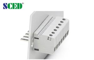 China 300V 65A Feed Through Terminal Blocks UL94-V0 Brass M4 PA66 10.1mm Width factory