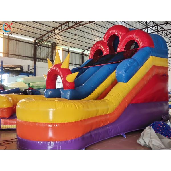 Commercial Grade Water Slide Large Inflatable Water Slides Rainbow Double Slides
