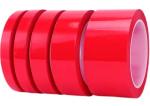 High Temperature Double Sided PET Adhesive Tape With Red Mopp Film 30m-1000m