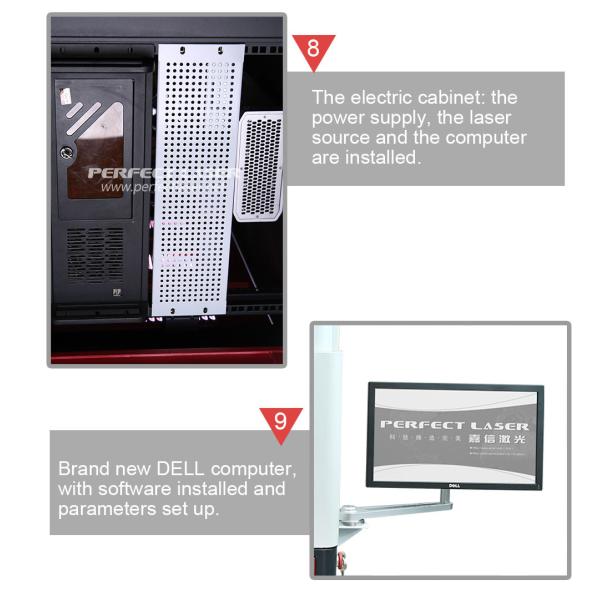 Working Format Optional UV Laser Marker Machine Fireproof With Closed Cabinet