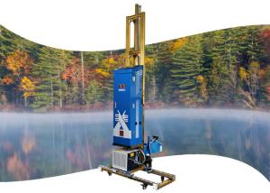 China Customizable 2 Printheads 1.7m Digital Wall Printing Machine factory