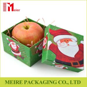 China Wholesale luxury two piece custom printed apple cardboard paper packaging box factory