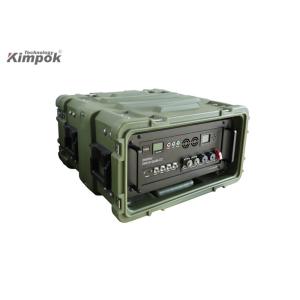 Tactical Powerful COFDM IP Transmitter Wireless 100W Military