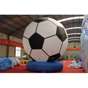 PVC Material Inflatable Model / Soccer Goal Custom Logo Service Accepted
