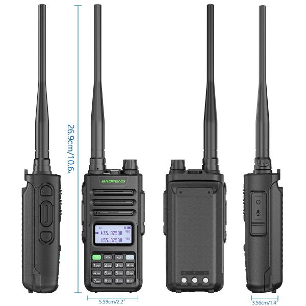 Baofeng UV-13 PRO High Power Walkie Talkie with 16 KM Range 999 Channels and 2500mAh Battery Two Way Radio