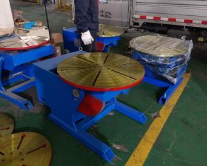 China HB Series Elevating Welding Positioner 300Kg 600Kg Tilting Rotation For Work Piece factory